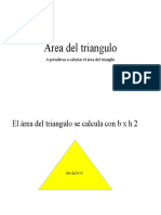 Área Del Triangulo