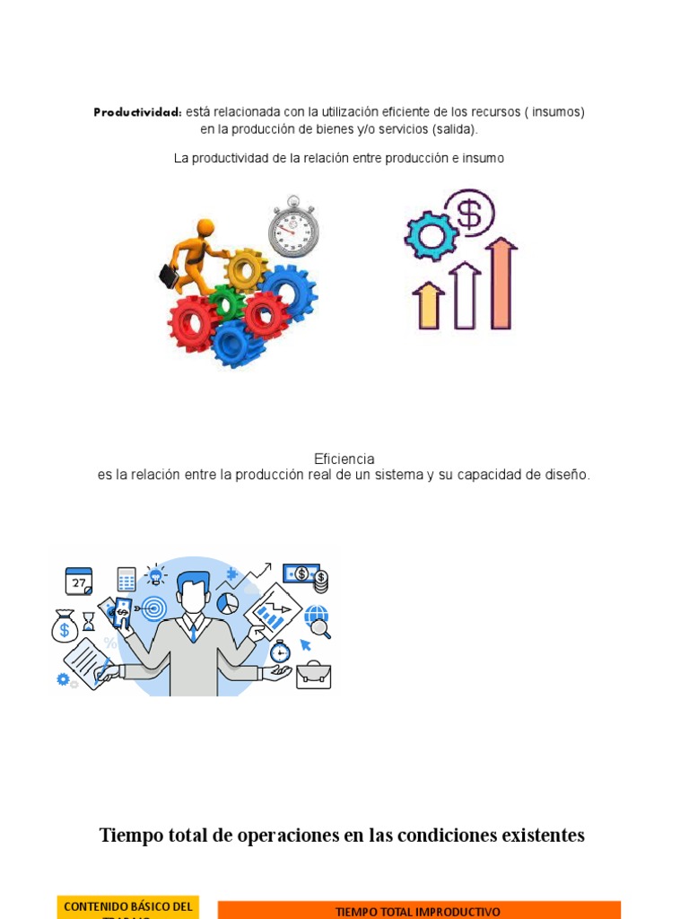 Eficiencia en la Productividad de Recursos | PDF