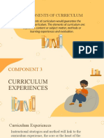 Components of Curriculum