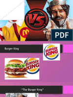 Burger King VS mcdonald´s slides