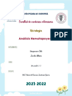 Análisis de la hematopoyesis y la eritropoyesis