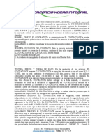 Contrato prestación servicios manipulador alimentos