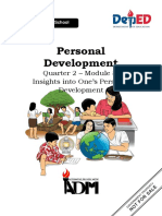 Personal Development: Quarter 2 - Module 8: Insights Into One's Personal Development