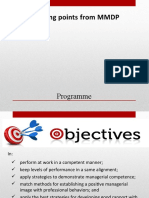 Course Overview of MSD