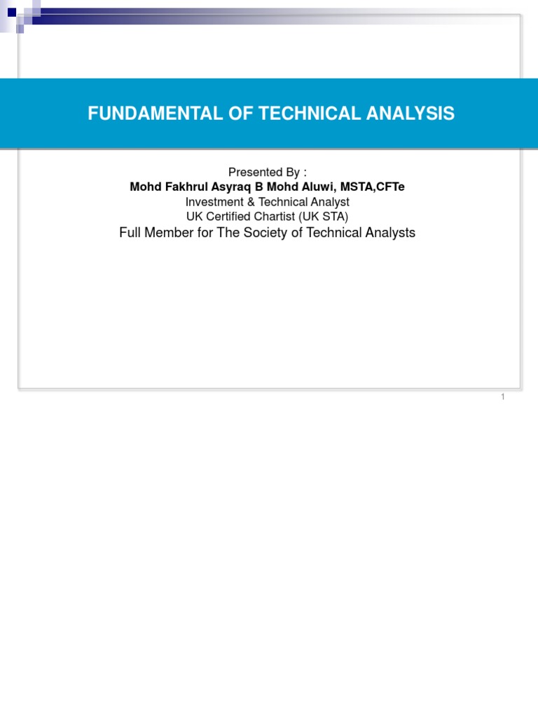 Technical Analysis in Forex Trading | PDF | Moving Average | Technical ...