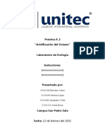 Pauta - Práctica #2 - Ecología