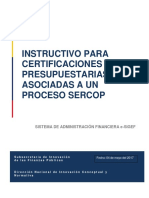 Instructivo para Certificaciones Presupuestarias Asociadas Sercop0733458001497278742