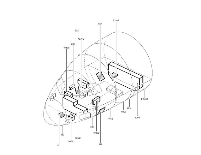 A320 Avionics Compartment Layout PDF
