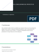 ANÁLISIS DE RESULTADOS y CONCLUSIONES DEL PROYECTO DE INVESTIGACIÓN