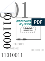 Direccionamiento Ip y Subredes 2020