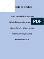 Reporte de Practica - Horacio Montoya Marquez