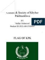 Culture & Society of Khyber Pakhtunkhwa: BY Safdar Mehmood Student ID:2021A8015926007