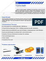 Switch 8portasgiga 2F N10008G