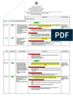 2nd Quarter - 1st Month - Weekly Home Learning Plan