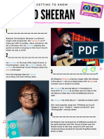 Ed Sheeran: Getting To Know
