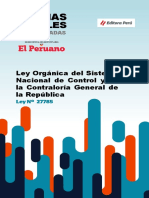 Ley Organica Sistema Nacional Control Contraloria General Republica