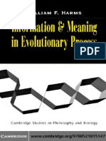 Harms - Information and Meaning in Evolutionary Processes