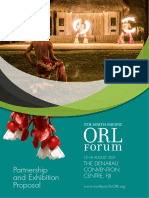 5th South Pacific ORL Forum Proposal UPDATE