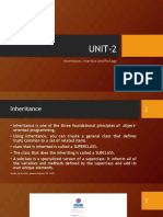 UNIT-2: Inheritance, Interface and Package