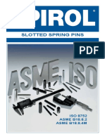 Slotted Spring Pins: ISO 8752 ASME B18.8.2 ASME B18.8.4M