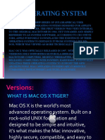 Mac OS (Group 8 Report)