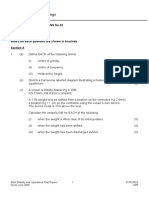 School of Nautical Studies Stability and Operations No 02 (Jun 2005) Attempt ALL Questions Marks For Each Question Are Shown in Brackets Section A