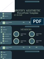 Spotify Aesthetic: Powerpoint Template