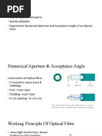 Numerical Aperture & Acceptance Angle