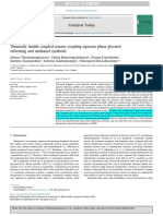 Thermally Double Coupled Reactor Coupling Aqueous Phase Glycerol