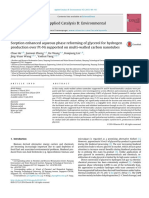 Sorption Enhanced Aqueous Phase Reforming of Glycerol For Hydrogen