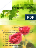 PRINSIP PEMBERIAN OBAT - PPT Untuk Di Print