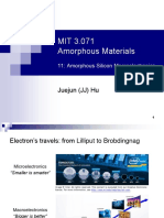 MIT 3.071 Amorphous Materials: Juejun (JJ) Hu