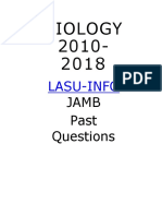 Biology 2010-2018: Lasu-Info