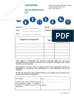 Fiche de Dotation