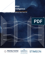 The Militarization of Artificial Intelligence: August 2019 - United Nations, New York, NY