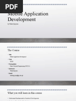 Mobile Application Development: by Wahid Qayyum