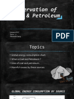 Conservation of Coal & Petroleum Resources PPT