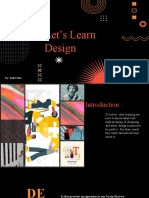 Let's Learn Design: By: Bahil Taha