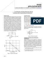 AN-692 Application Note: Universal Precision Op Amp Evaluation Board