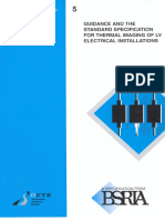 Guidance and the Standard Specification for Thermal Imaging of Lv Electrical Installations (Sample)