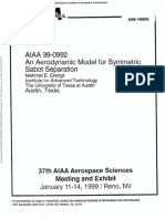 AIAA 1394992 An A&odynamic Model For Symmetric Sabotl Separation