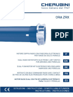 Ora ZRX: Istruzioni - Instructions - Einstellanleitungen Instructions - Instrucciones