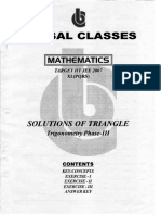 Solutions of Triangle - 9