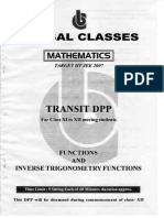 Bansal Classes: Transit DPP