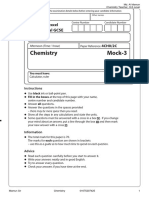 Chemistry Mock-3: Pearson Edexcel International GCSE
