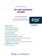 Robotics and Automation: Subject Introduction