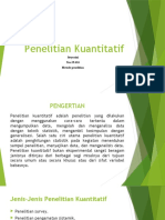 Setyorini Teo.19.416 PPT Penelitian Kuantitatif