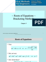 Roots of Equations Bracketing Methods: Credit: Prof. Lale Yurttas, Chemical Eng., Texas A&M University
