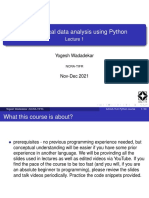 Astronomical Data Analysis Using Python: Yogesh Wadadekar