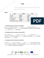 Verbos Ser-Estar-Ficha de Trabalho